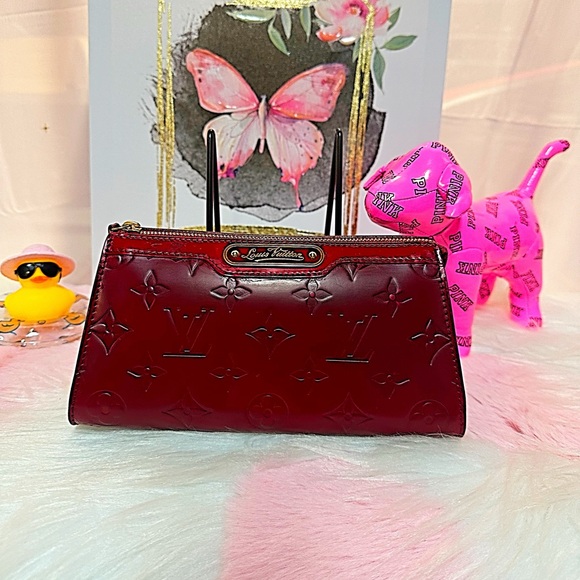 LOW START Louis Vuitton Monogram VERNIS Trousse Cosmetic MM POUCH Clutch Bag LV - Picture 3 of 12